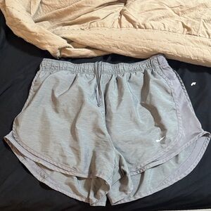 Nike Women's Light Gray Athletic Shorts